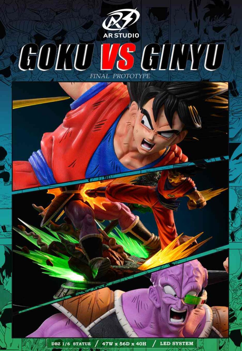 Mô hình Goku vs Ginyu - Ar Studio | Toyroom