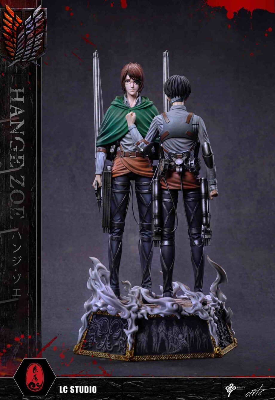 Mô hình Levi Ackerman & Hange Zoe - Attack On Titan - LC Studio | Toyroom