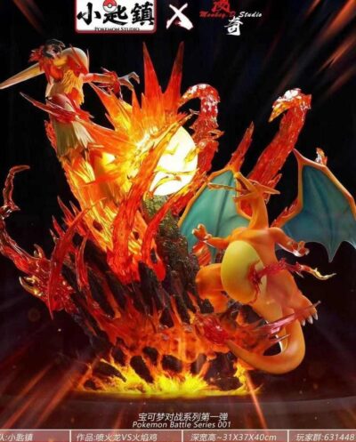 Mô hình Blaziken vs Charizard - Pokemon x Monkey D Studio - Pokemon | Toyroom