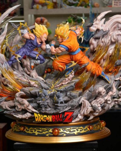 Goku SSJ 2 vs Majin Vegeta - WL Studio Dragon Ball | Toyroom